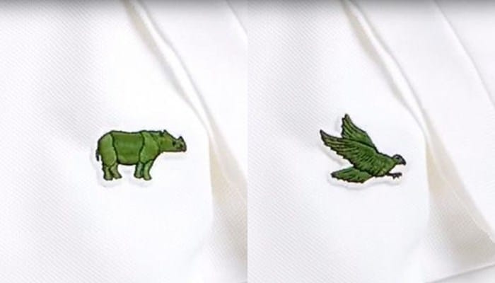 animali via d'estinzione lacoste saveourspecies