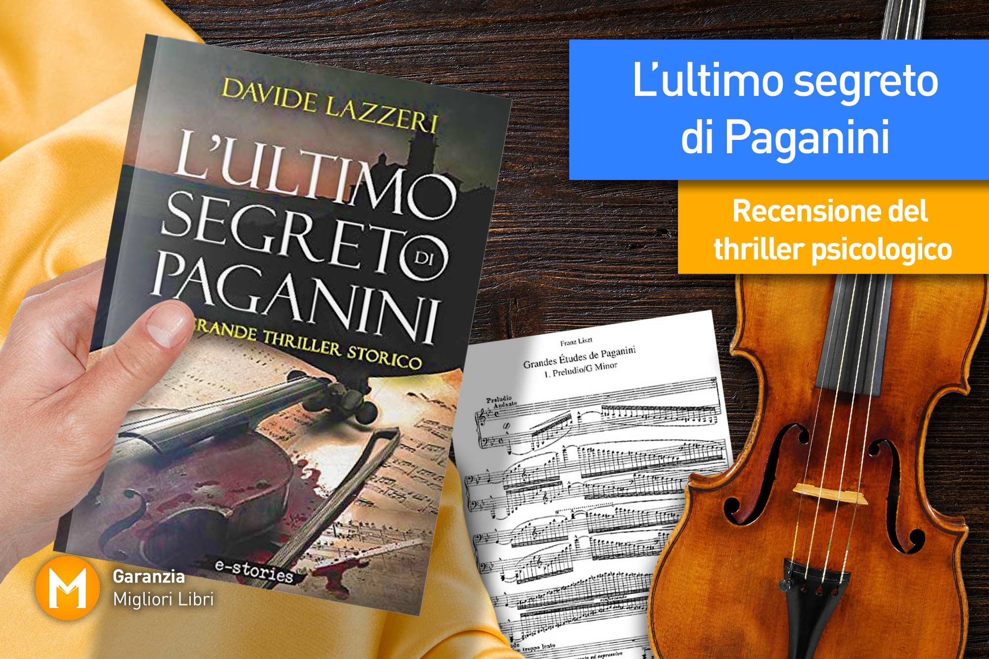 L’ultimo segreto di Paganini di Davide Lazzeri – Recensione Thriller